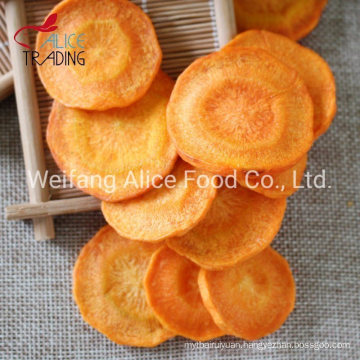 China Healthy Food Supplier Export Standard Fried Vegetable Chips Vf Carrot